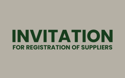 Invitation for Registration of Suppliers