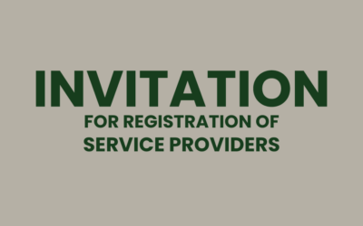 Invitation for registration of service providers